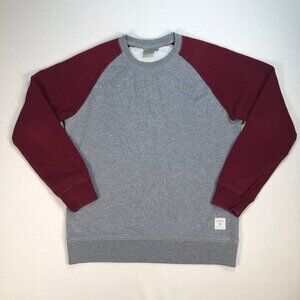 Carhartt Sweater Men's‎ M Gray Red Holbroock Bi-Color Sweatshirt Pullover